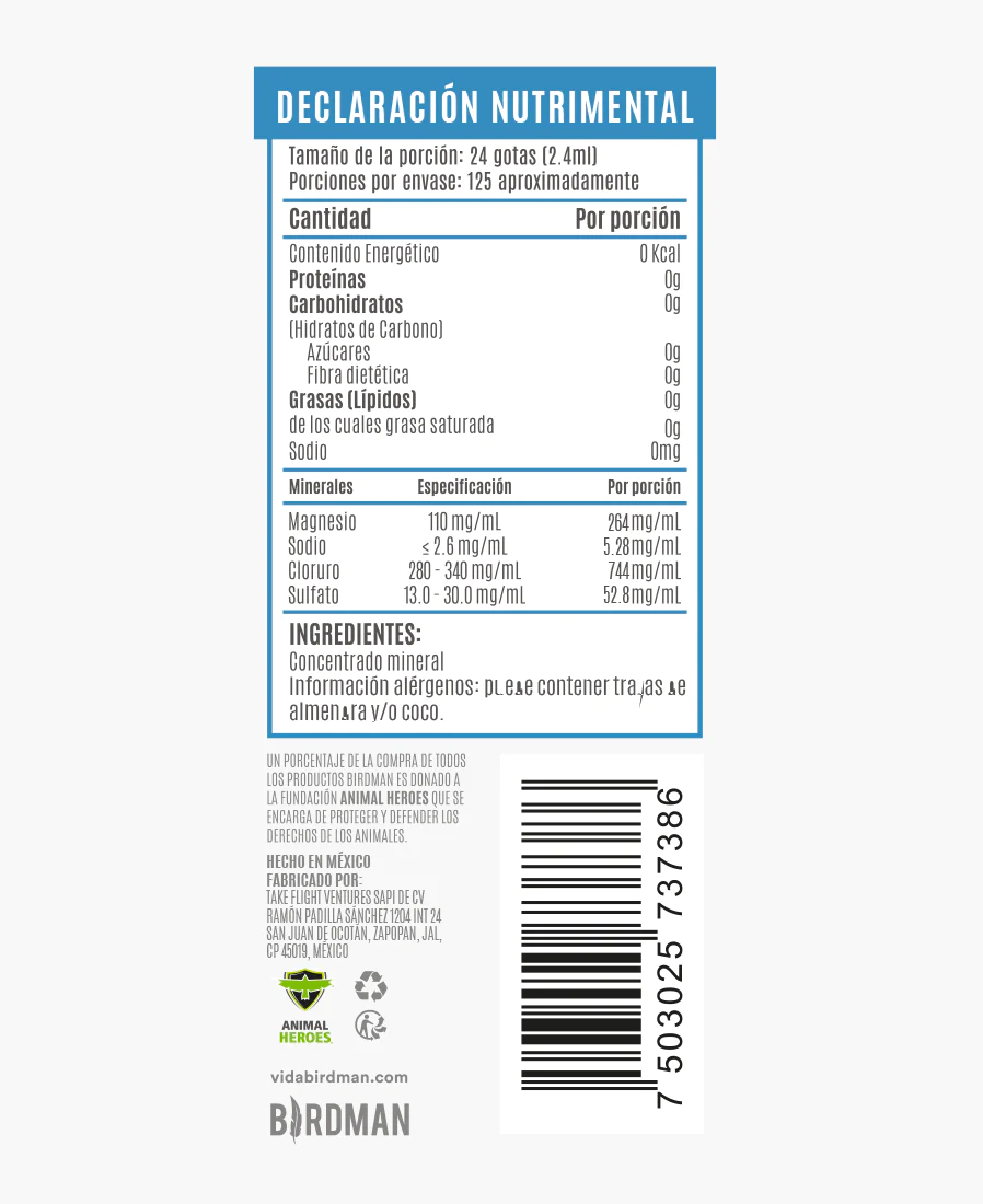 Minerales Traza 300 ml