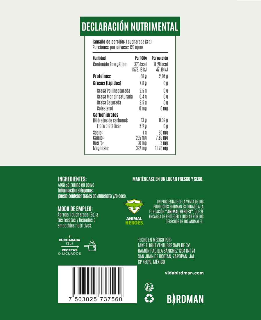 Spirulina 360 g
