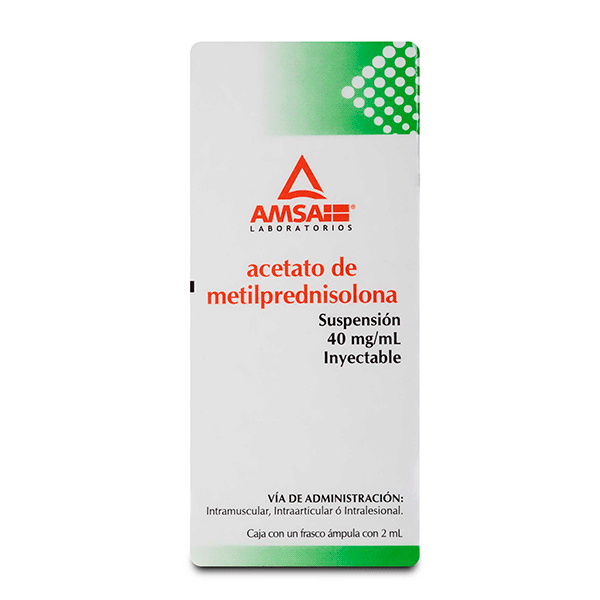 ACETATO DE METILPREDNISOLONA 40 MG CAJ/ 1 FAM