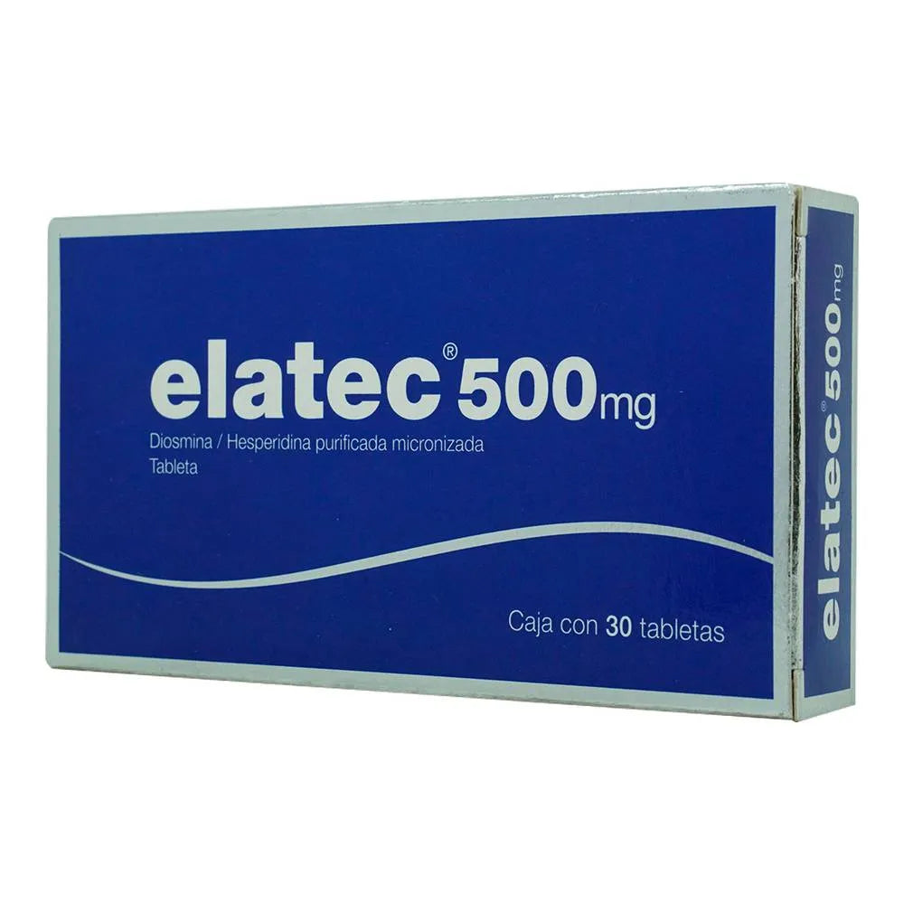 ELATEC DIOSMINA/ HESPERIDINA 500MG C/30