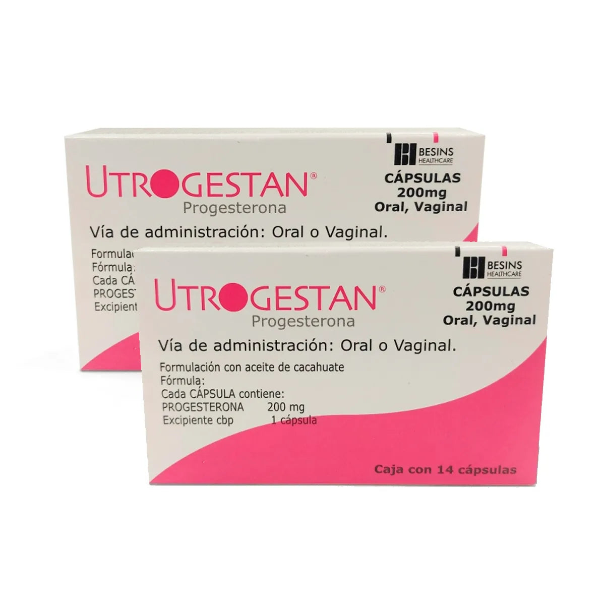 UTROGESTAN PROGESTERONA 200MG PERL C14 2 PACK