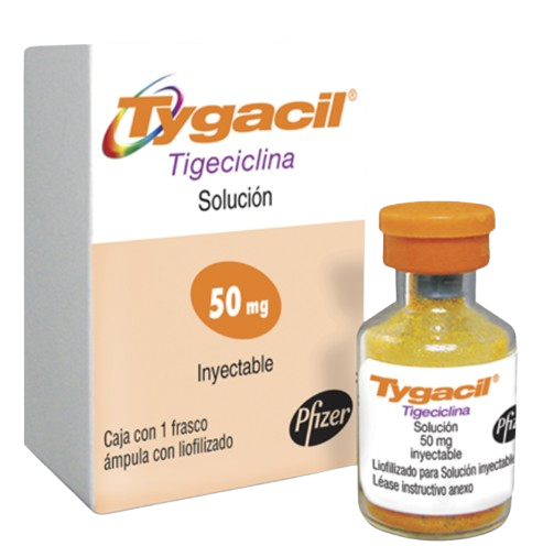 TYGACIL TIGECICLINA 50 MG FAM CAJ/1