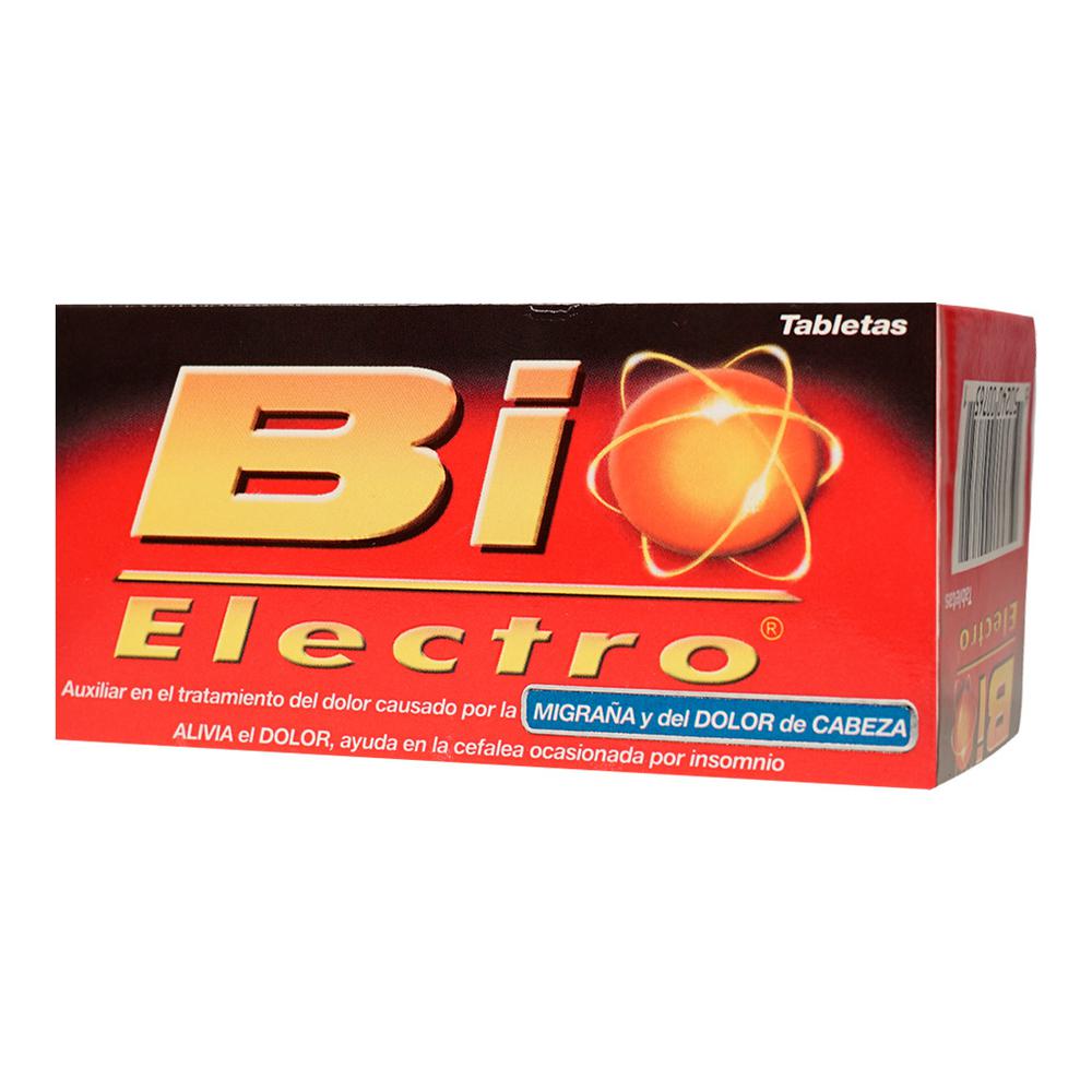 BIOELECTRO ACIDO ACETILSALISILICO/ PARACETAMOL/ CAFEINA 250 MG/ 65 MG/ 250 MG CAJ/24 TAB