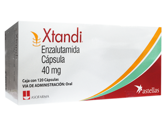 XTANDI ENZALUTAMIDA 40MG CAP CAJ C/120