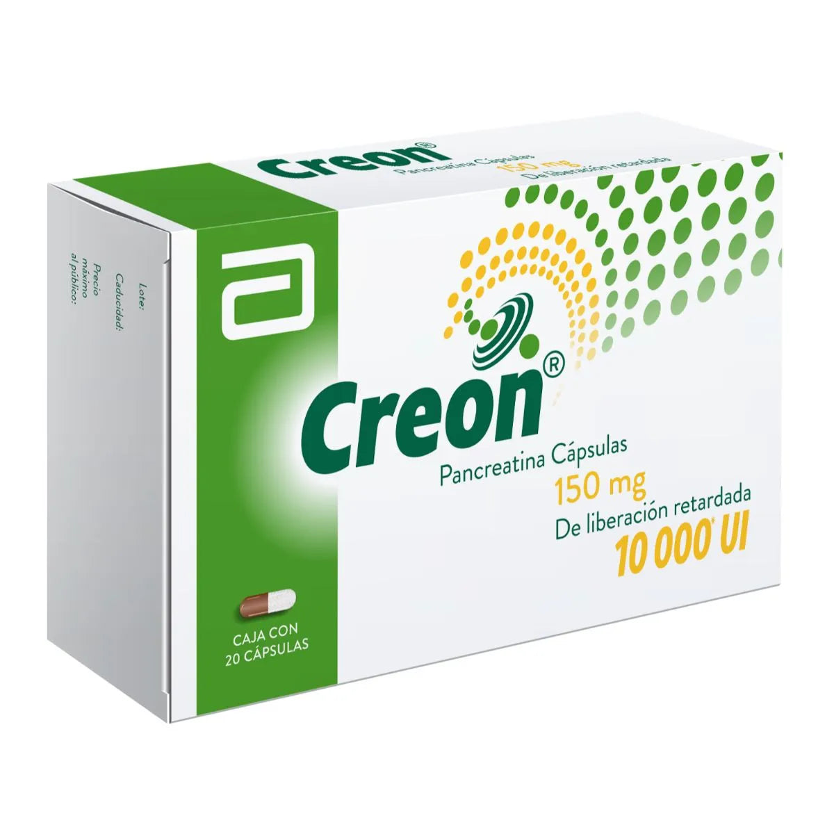 CREON PANCREATINA 150 MG 20 CAPS