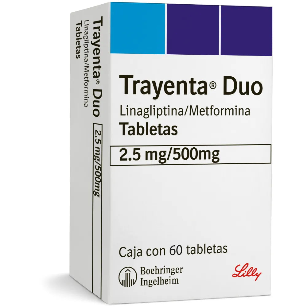 TRAYENTA DUO LINAGLIPTINA/METFORMINA 2.5/500MG TAB CAJ C/60