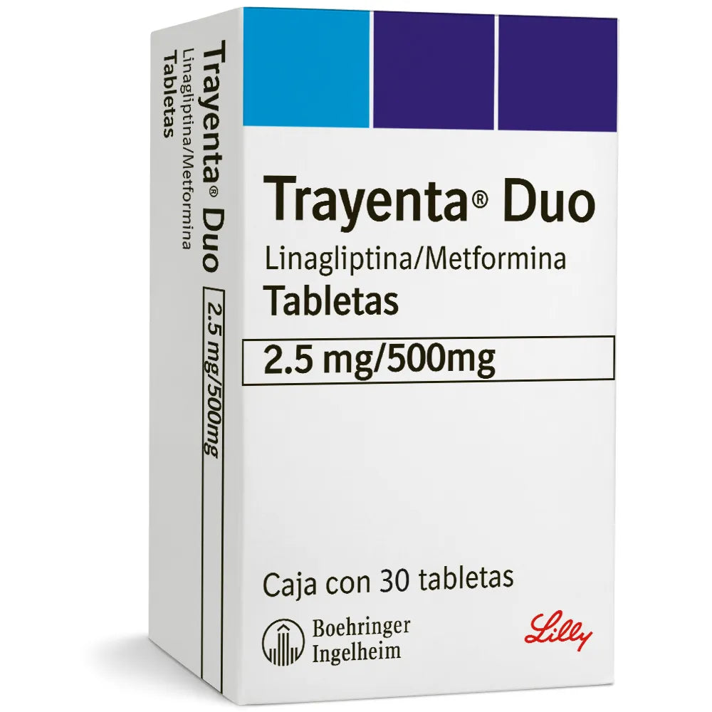 TRAYENTA DUO LINAGLIPTINA/METFORMINA 2.5/500MG TAB CAJ C/30