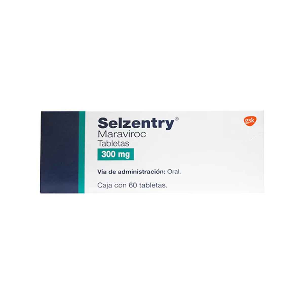 Selzentry Maraviroc. Tableta Cada Tableta contiene: Maraviroc 300 mg. Envase con 60 Tabletas.