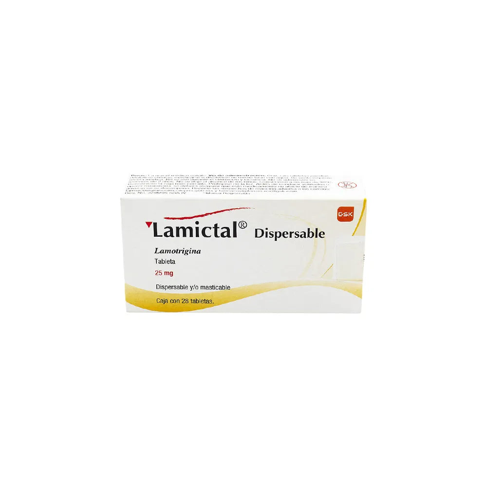 LAMICTAL LAMOTRIGINA 25 MG CAJ/28 TAB