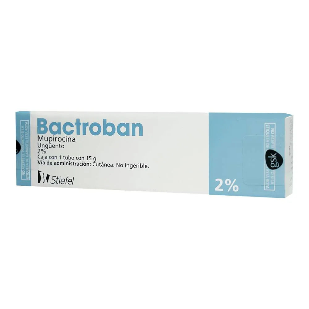 BACTROBAN MUPIROCINA UNG. CAJA C/TUBO C/15 G.