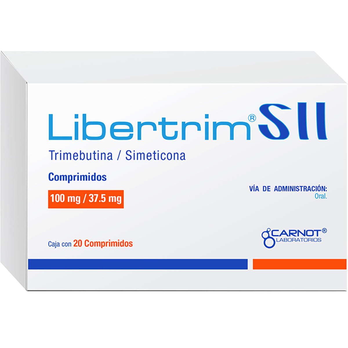LIBERTRIM SII COMPR. 100 MG./37.5 MG CAJA C/20
