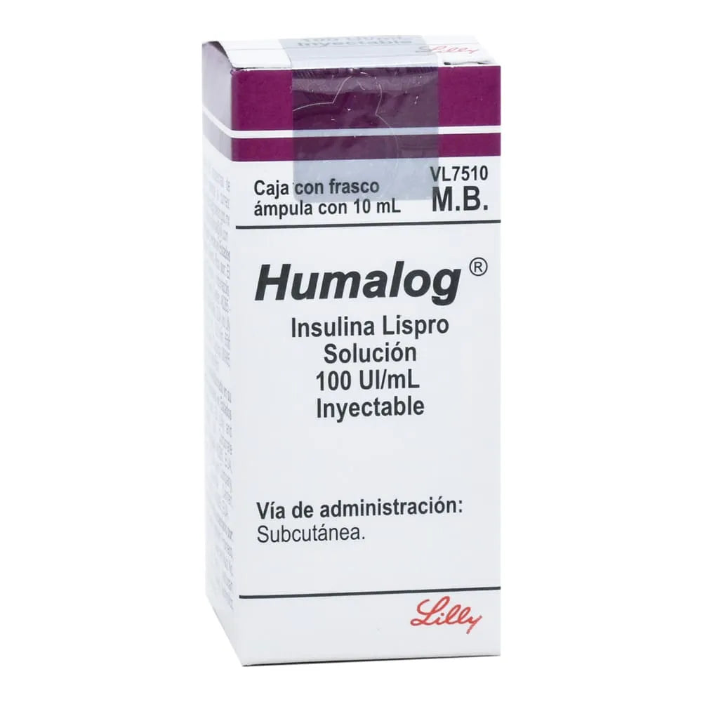 HUMALOG INSULINA LISPRO 100 UI/ML FAM C/10 ML