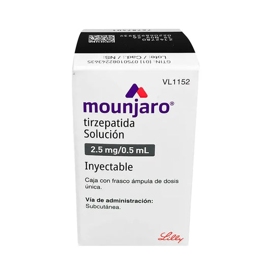 MOUNJARO TIRZEPATIDA 2.5 MG/0.5 ML  SOL INY 1FAM