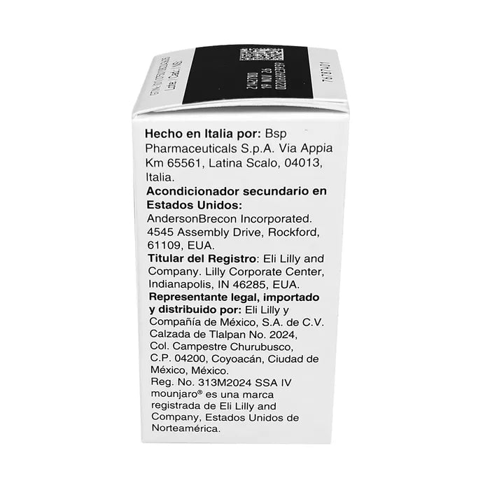 MOUNJARO TIRZEPATIDA 2.5 MG/0.5 ML  SOL INY 1FAM