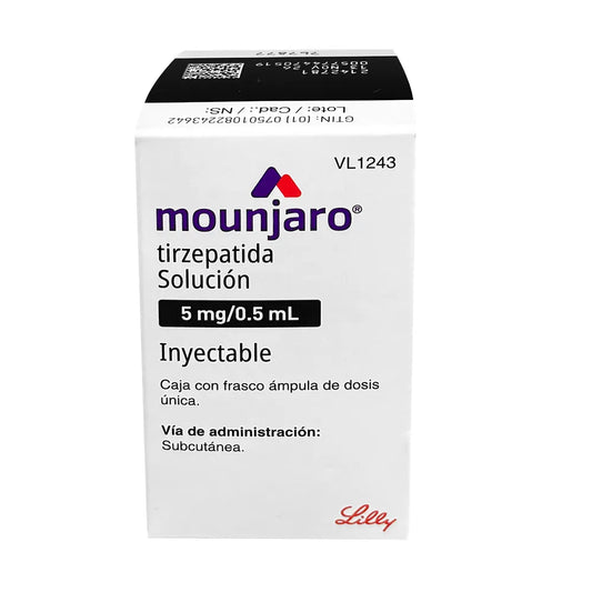 MOUNJARO TIRZEPATIDA 5 MG/0.5 ML  SOL INY 1FAM