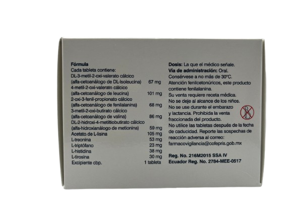 CETOLAN ALFACETOANALOGOS 630 MG CAJ/100 TAB