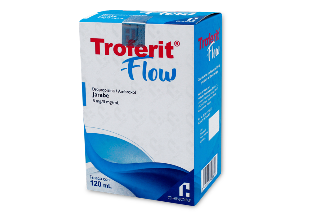 TROFERIT-FLOW CLORHIDRATO DE AMBROXOL/ DROPROPIZINA 3MG/3MG ML FCO 120 ML