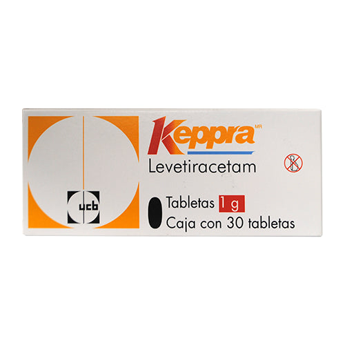KEPPRA LEVETIRACETAM 1GR BOX/30 TAB