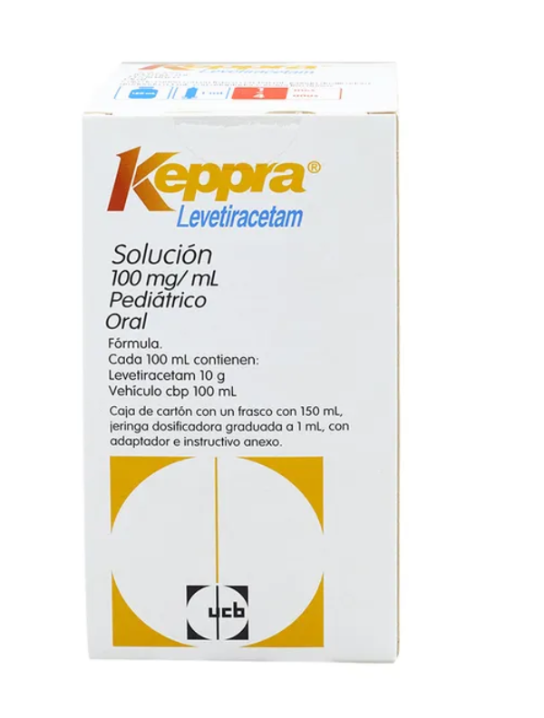 KEPPRA LEVETIRACETAM 100MG/ML SOL FCO/150ML