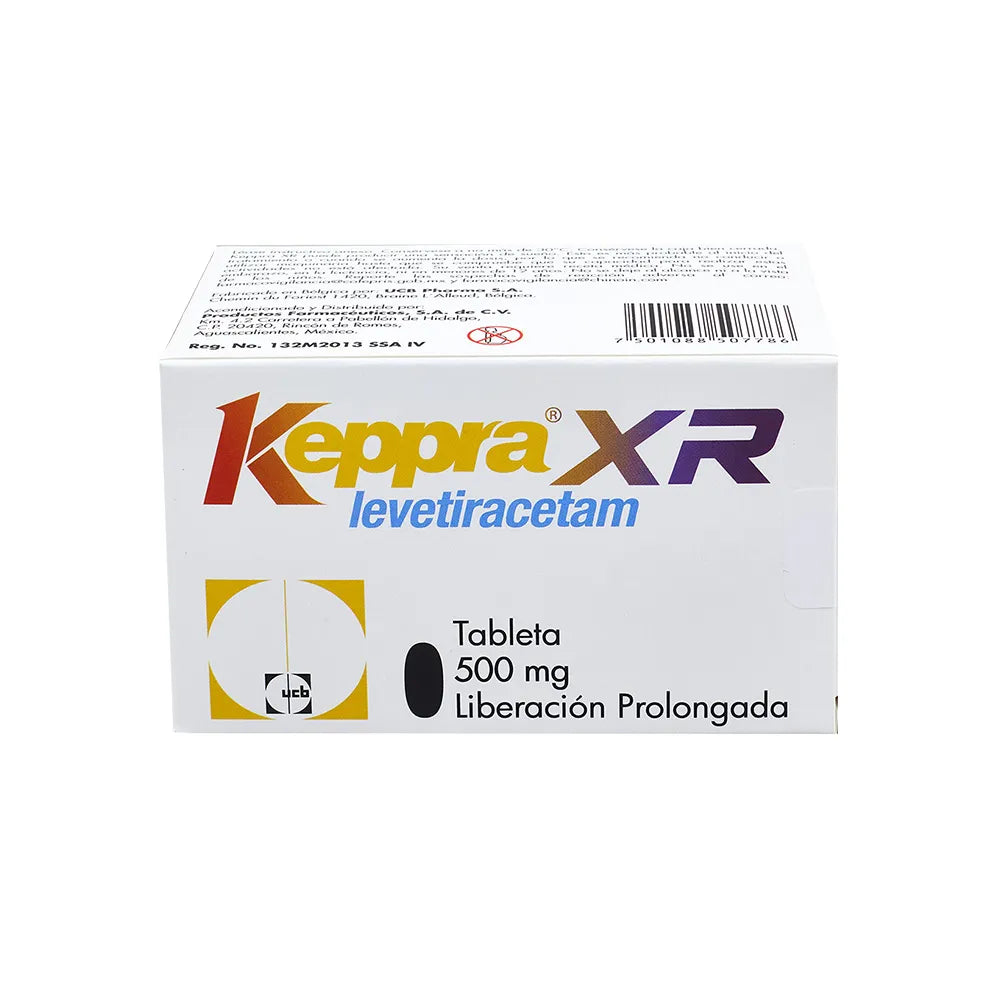 KEPPRA XR LEVETIRACETAM 500 MG CAJ/60 TAB