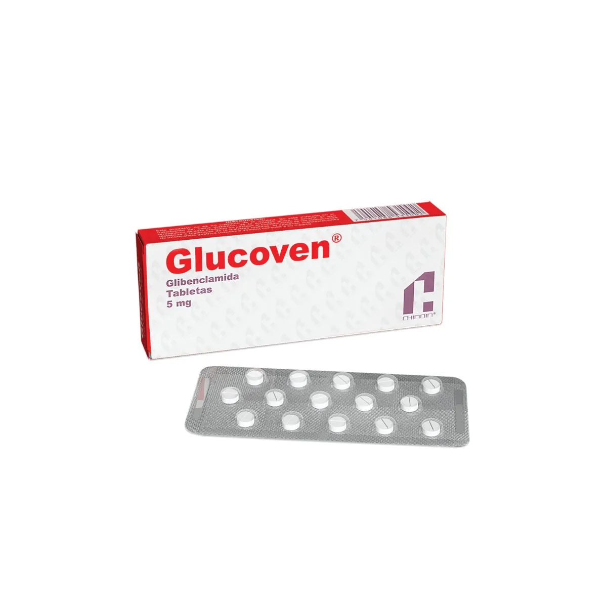 GLUCOVEN GLIBENCLAMIDA TAB. 5 MG. CAJA C/30