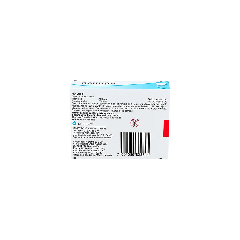 ADIMOD PIDOTIMOD  400 MG C/20 TABS