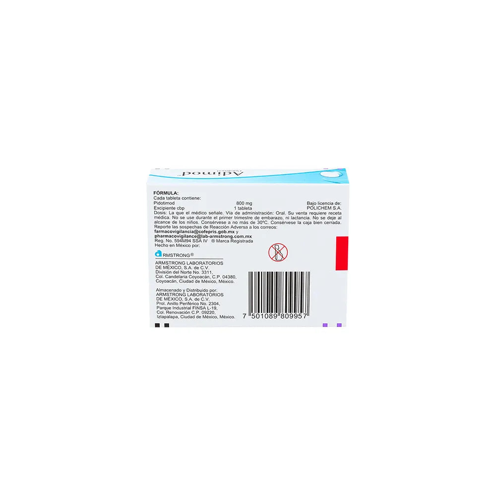 ADIMOD PIDOTIMOD 800 MG  C/20 TABS