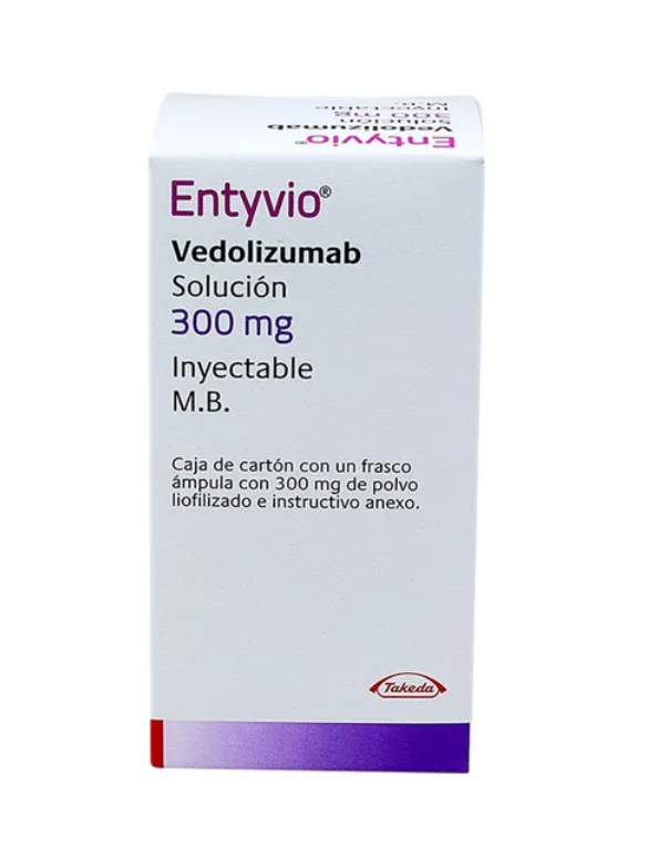 ENTYVIO IV VEDOLIZUMAB LYOPHILIZED 300 MG BOX FAM C/1