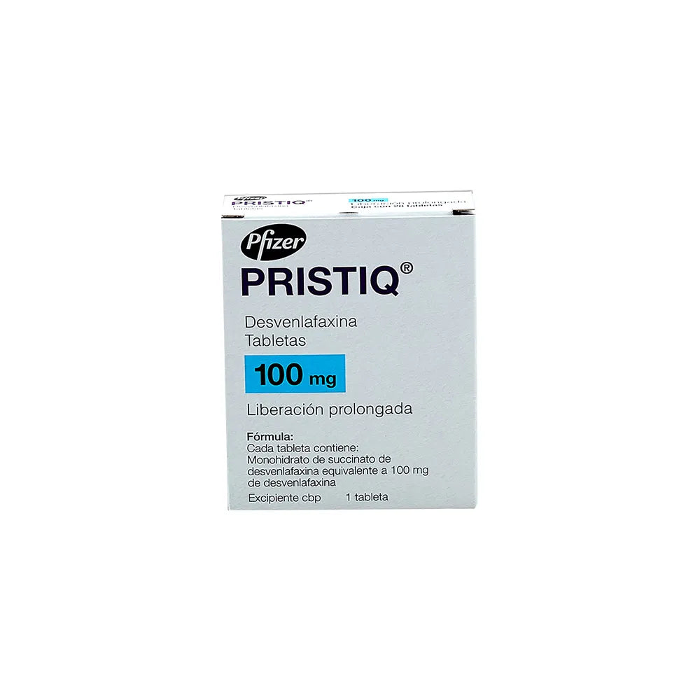 PRISTIQ DESVENLAFACINA 100 MG CAJ/28 TAB