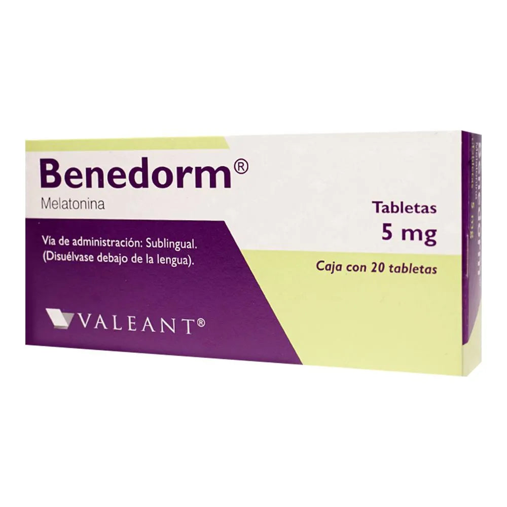 BENEDORM MELATONIN SUBS. 5 MG C/20 TABLETS