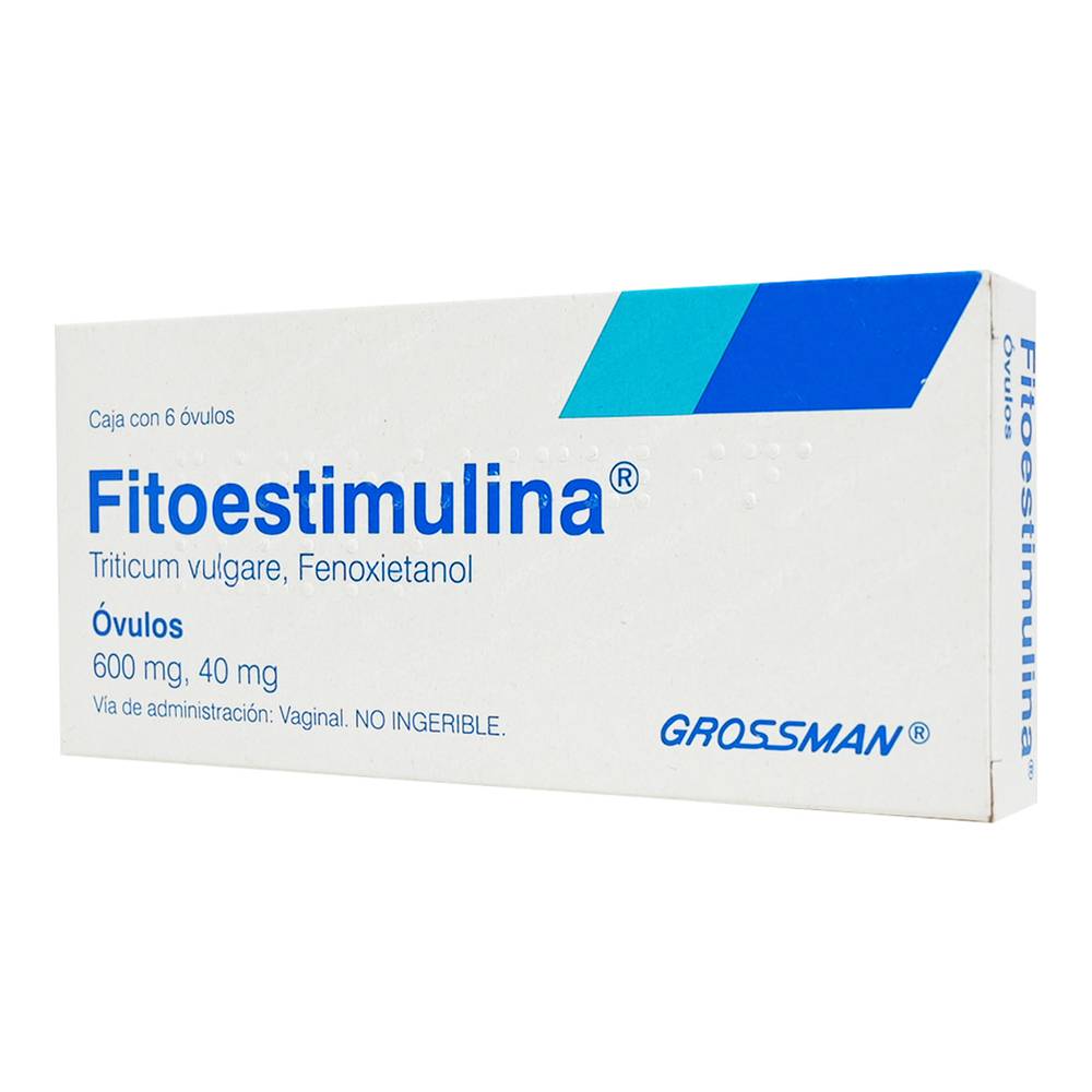 FITOESTIMULINA OVULOS Triticum vulgare / Fenoxietanol 600/40 MG. CAJA C/6
