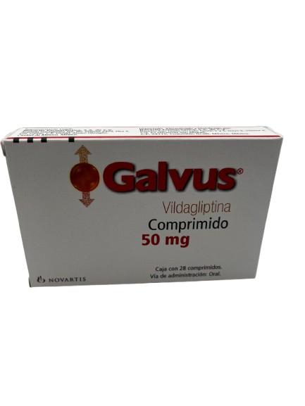 GALVUS VILDAGLIPTINA 50 MG CAJ/28 COMP