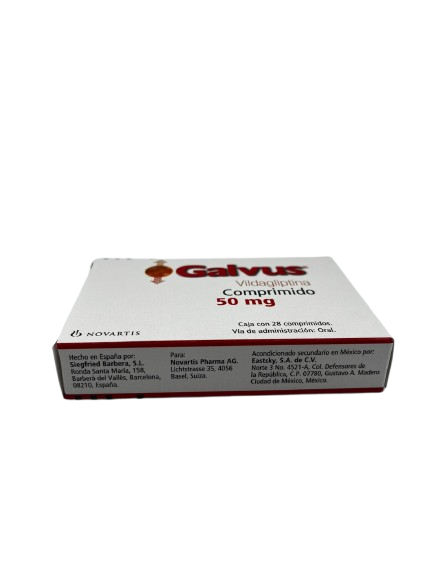GALVUS VILDAGLIPTINA 50 MG CAJ/28 COMP