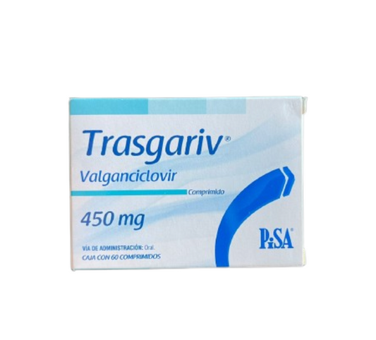 TRASGARIV VALGANCICLOVIR 450MG COM FCO C/60