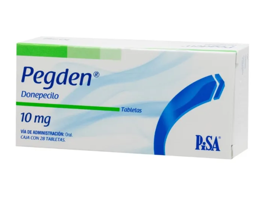 PEGDEN DONEPECILO 10MG TAB CAJ C/28