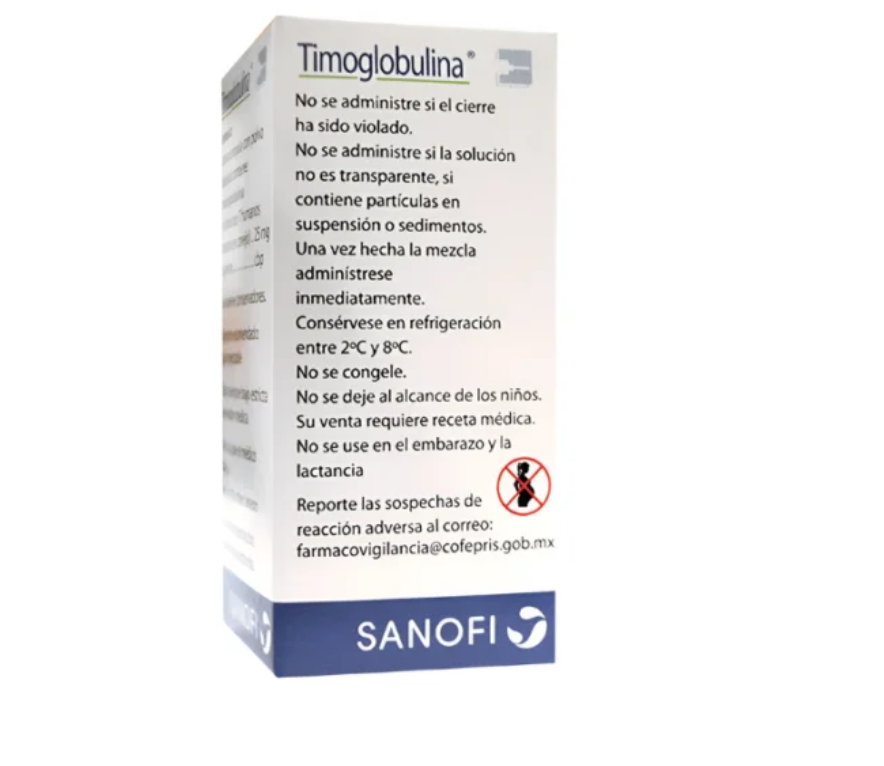 TIMOGLOBULINA INMUNOGLOBULINA ANTI LINFOCITICA LIOF 25 MG FAM C/1