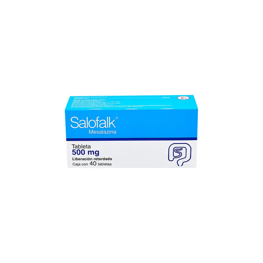 SALOFALK MESALAZINA 500 MG CAJ/40 TAB