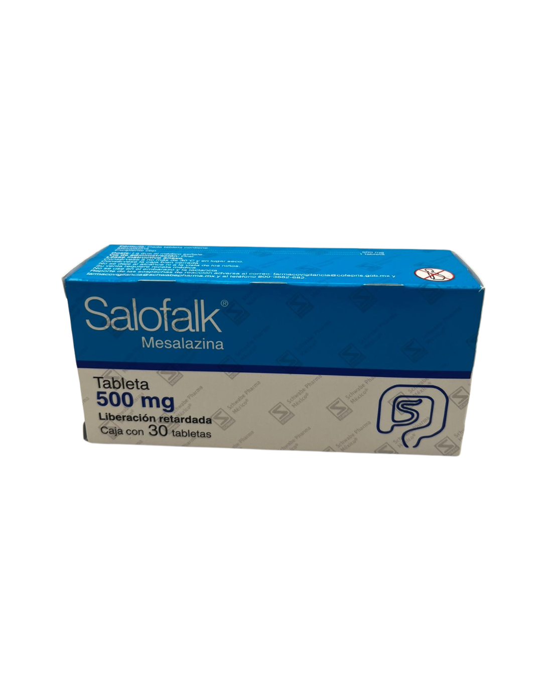 SALOFALK MESALAZINA 500 MG CAJ/30 TAB