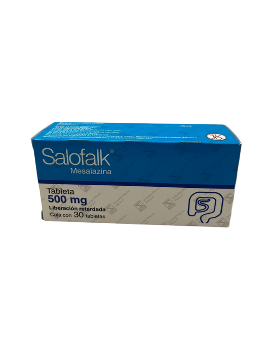 SALOFALK MESALAZINA 500 MG CAJ/30 TAB