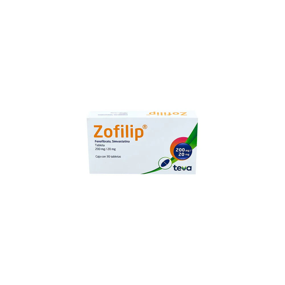 ZOFILIP TAB. 200/20 MG. CAJA C/30