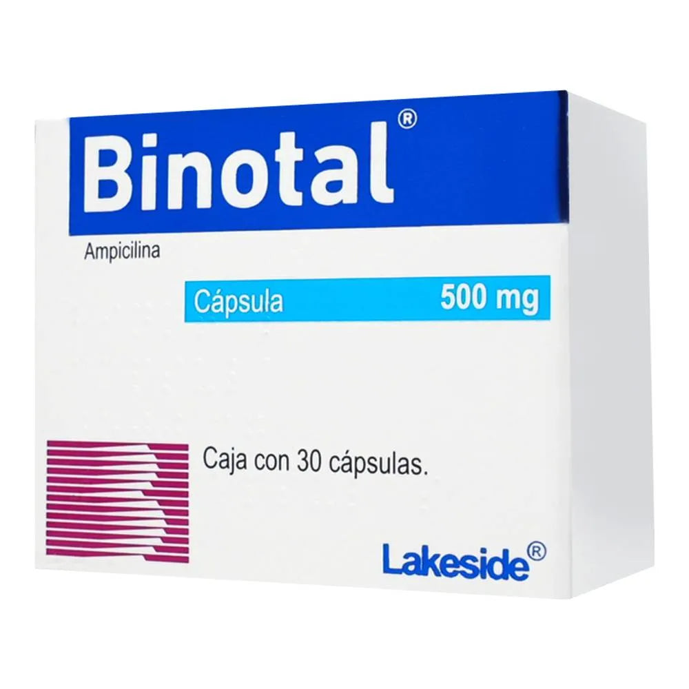 BINOTAL AMPICILINA 500MG CAJ/ 30 CAP