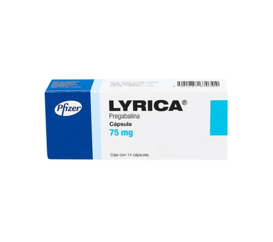 LYRICA PREGABALINA 75 MG TAB CAJ/14