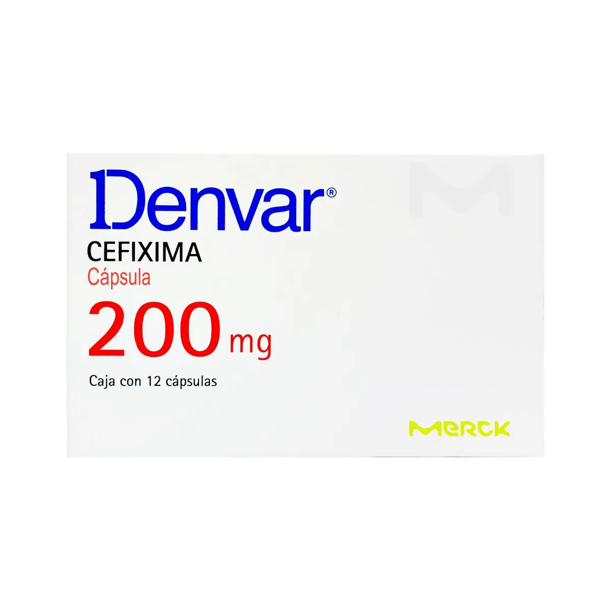 DENVAR CEFIXIMA 200 C/12 CAPS