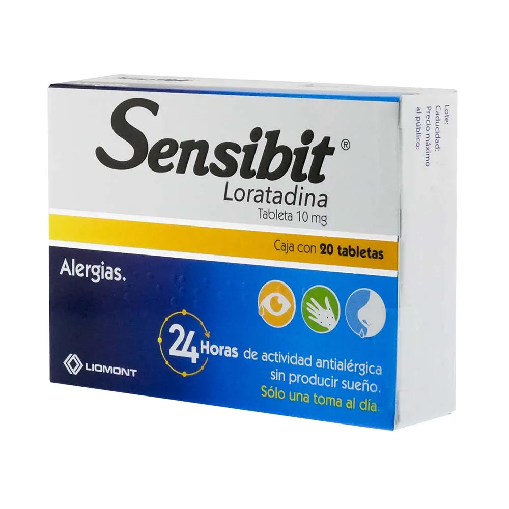 SENSIBIT LORATADINA 10 MG CAJ/20 TAB