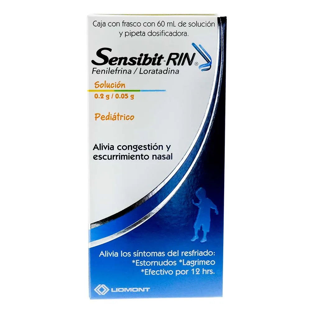 SENSIBIT RIN FENILEFRINA/ LORATADINA 0.2GR/0.05 GR CAJ/ 60 ML