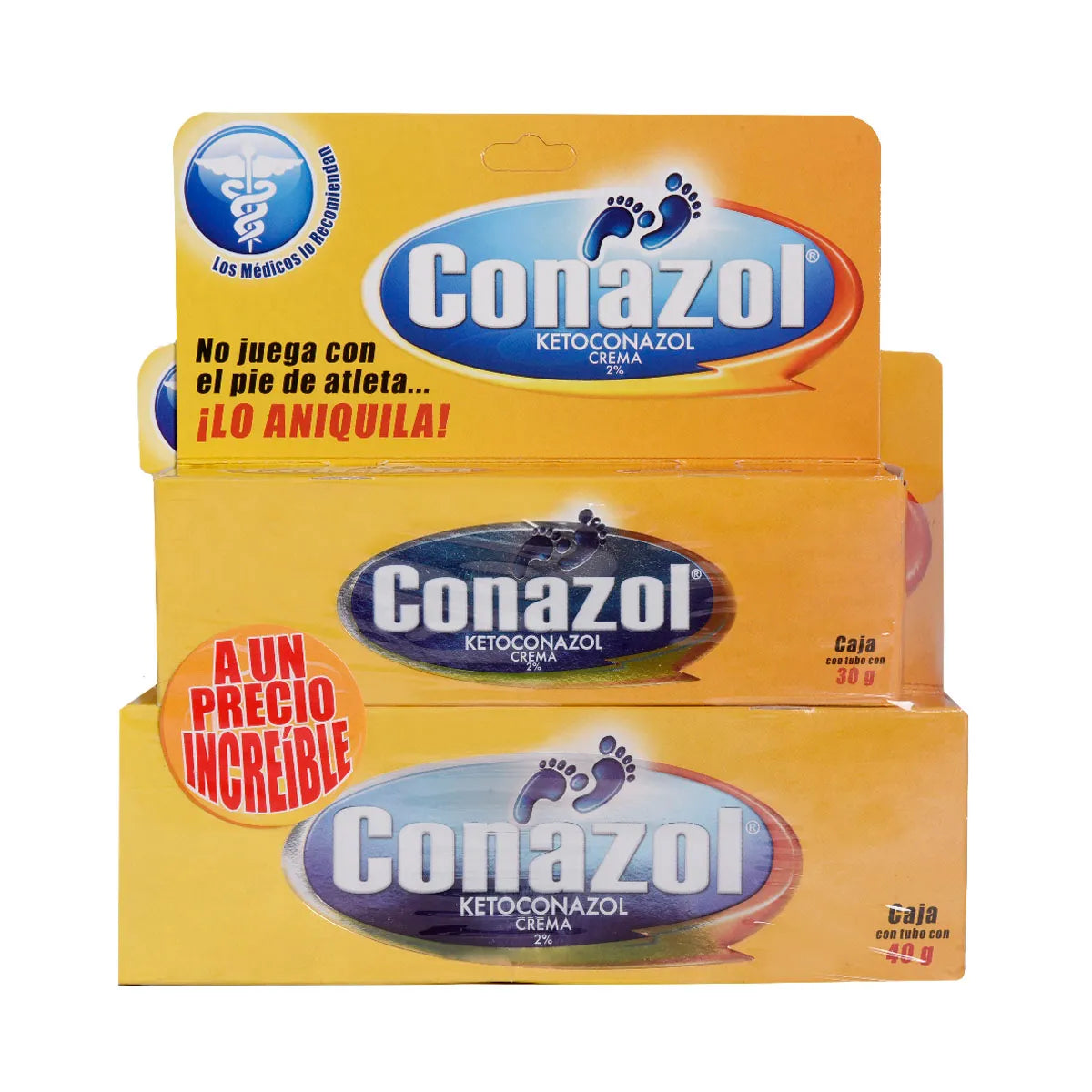 CONAZOL CMA. P. ESP KETOCONAZOL 2% CAJA C/TUBO C/40 G.+30 GR