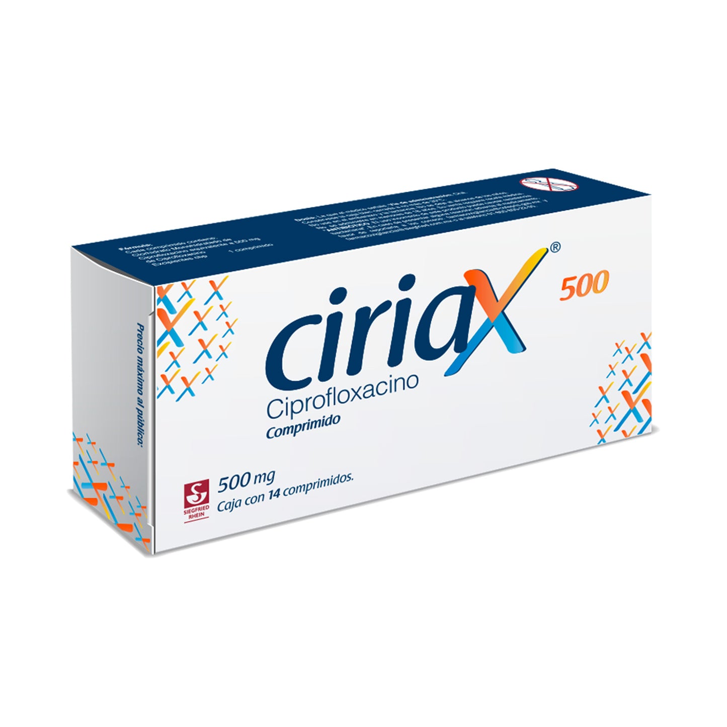 CIRIAX CIPROFLOXACINO 500 MG CAJ/14 COMP