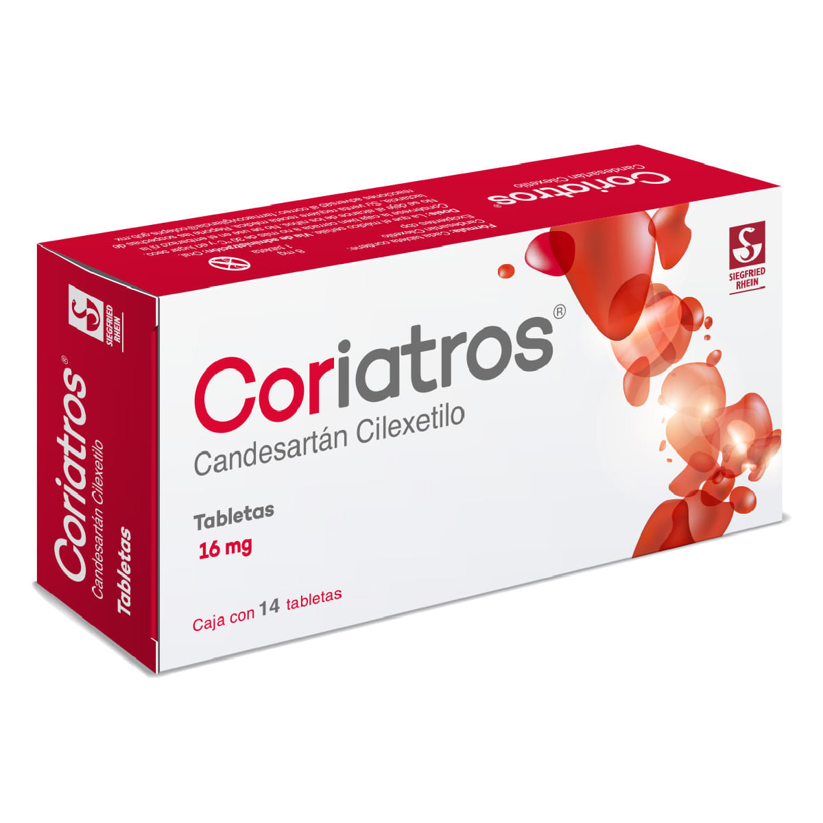 CORIATROS CANDESARTAN 16 MG CAJ/14 TAB