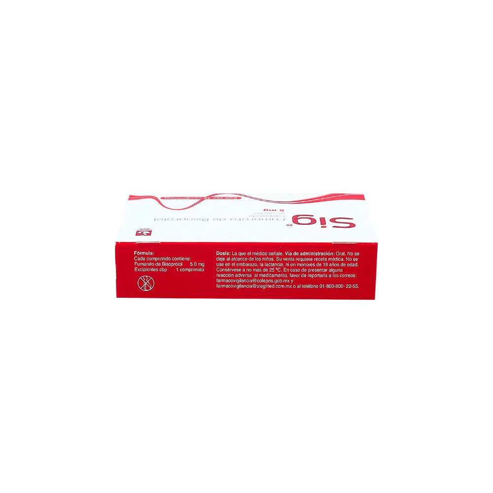 SIG BISOPROLOL 5 MG TAB C/30 TAB