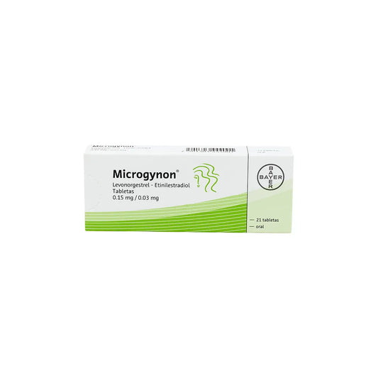 MICROGYNON LEVONORGESTREL/ ETILINESTRADIOL GRA CAJ C/21